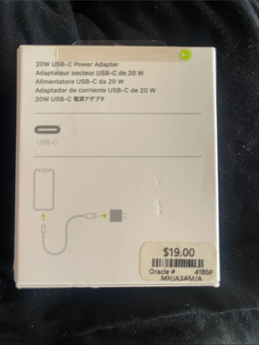 Apple USB-C 20W Power Adapter - White